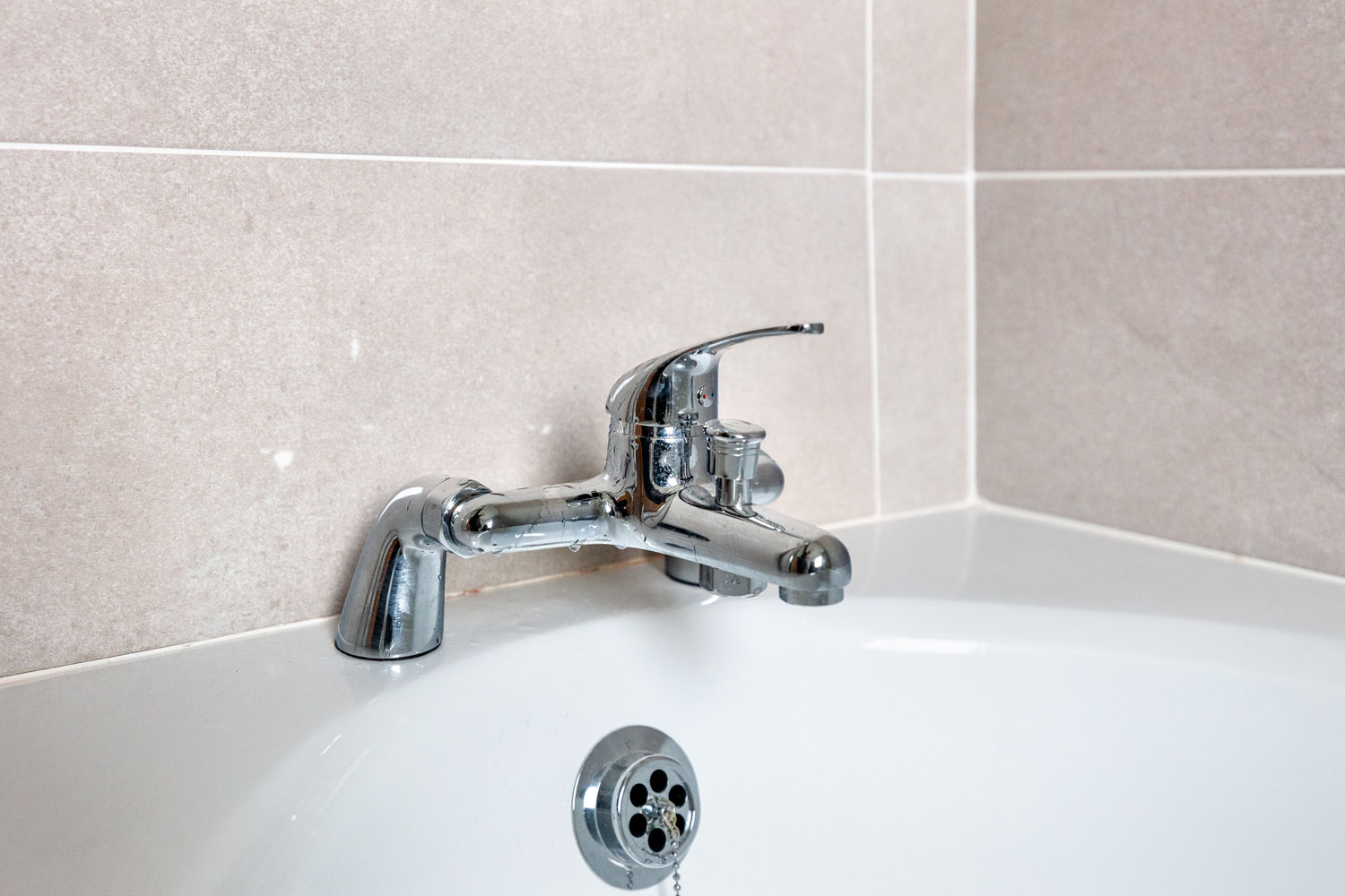 Bathroom fittings and tiling at Hazel Brooke