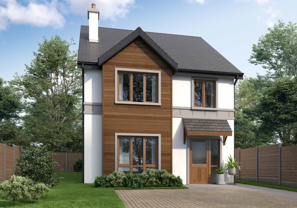 Architectural illustration of a Gort Fada home