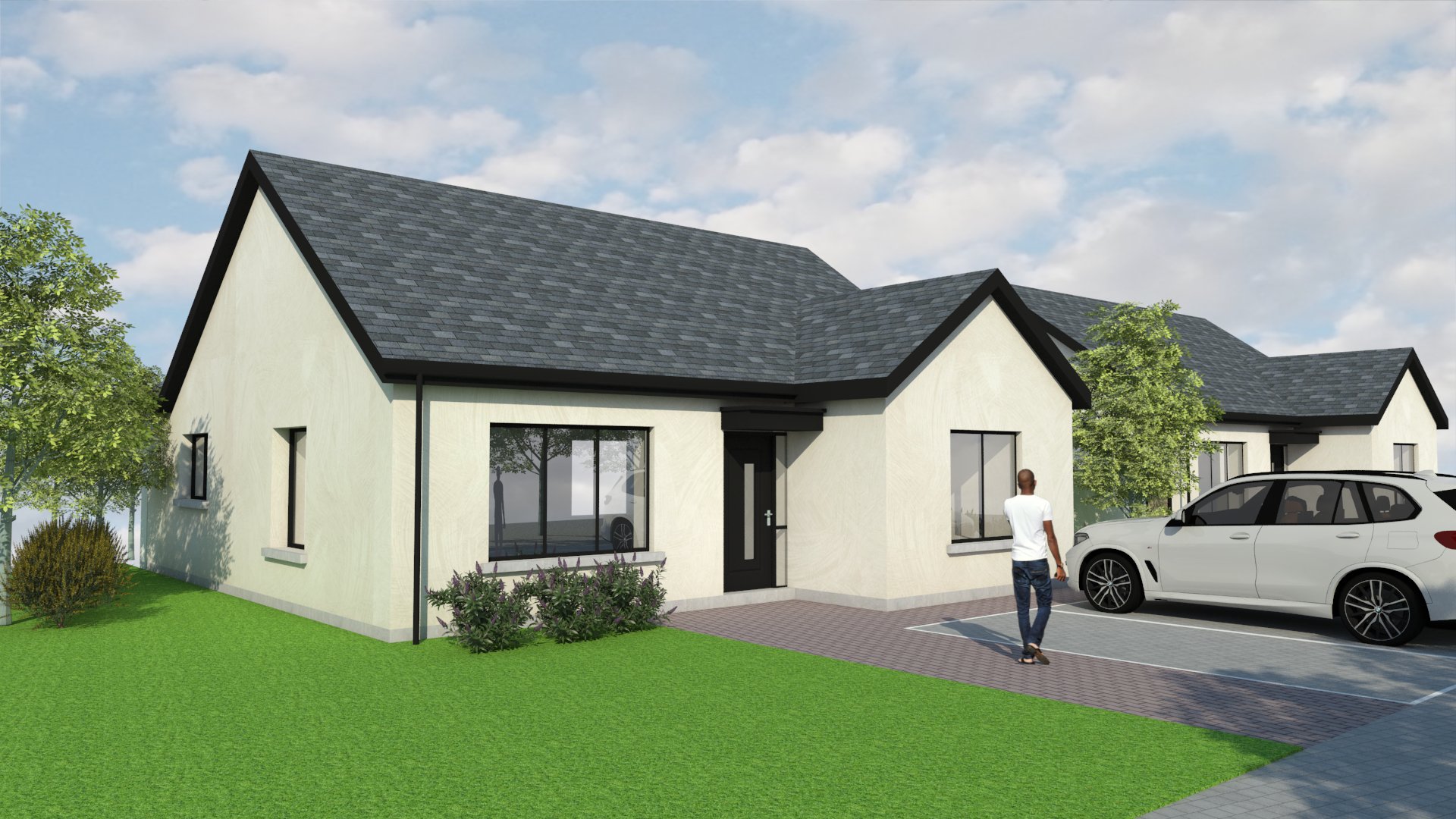 Illustration of a Gleann Ealla house design